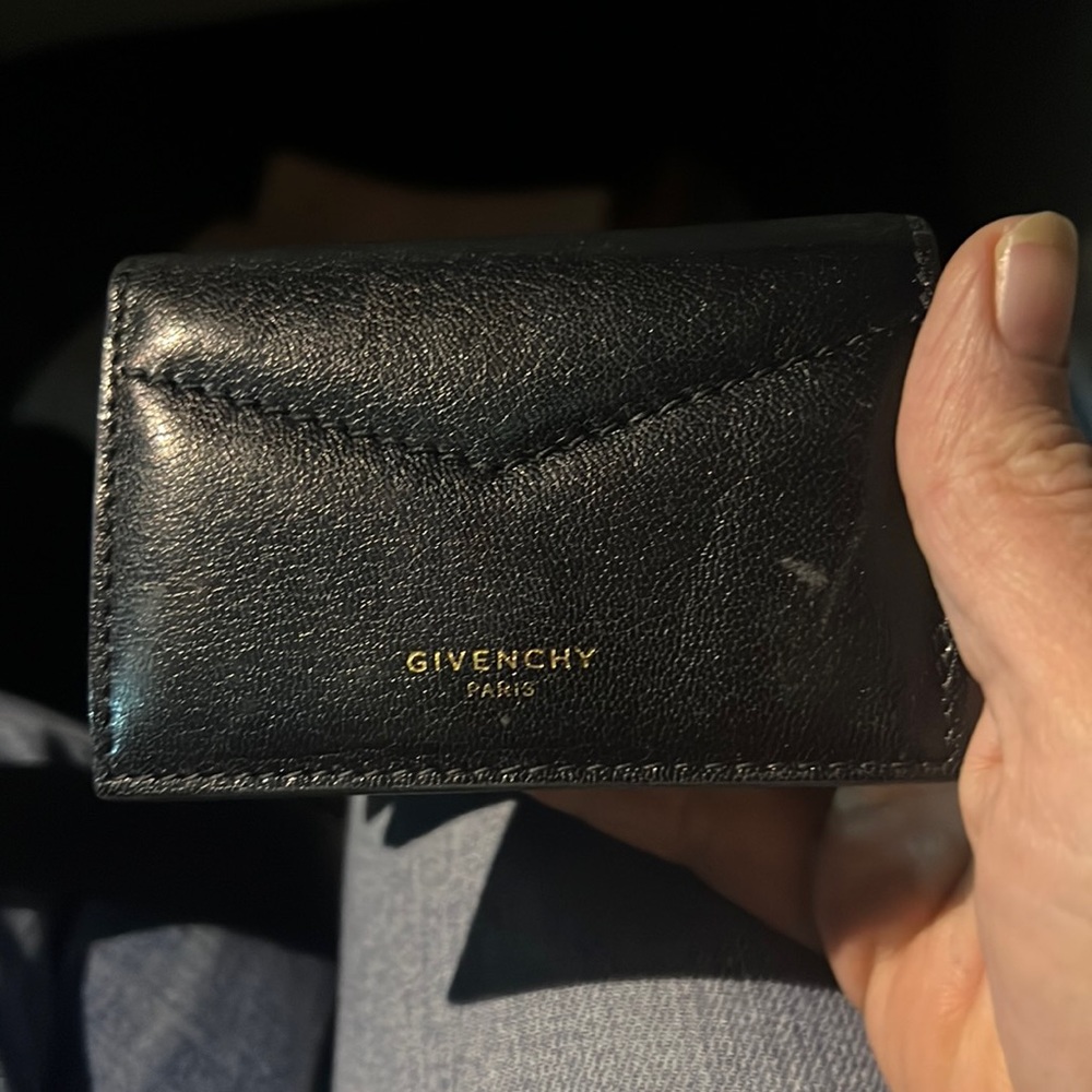 Givenchy goatskin business card holder/wallet